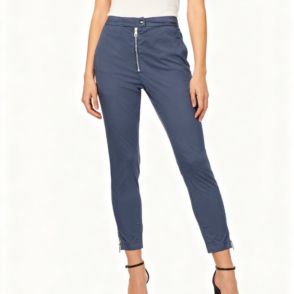 Dondup Slim-Fit Casual Pants – Midnight Blue – Size 27 (US 4–6)